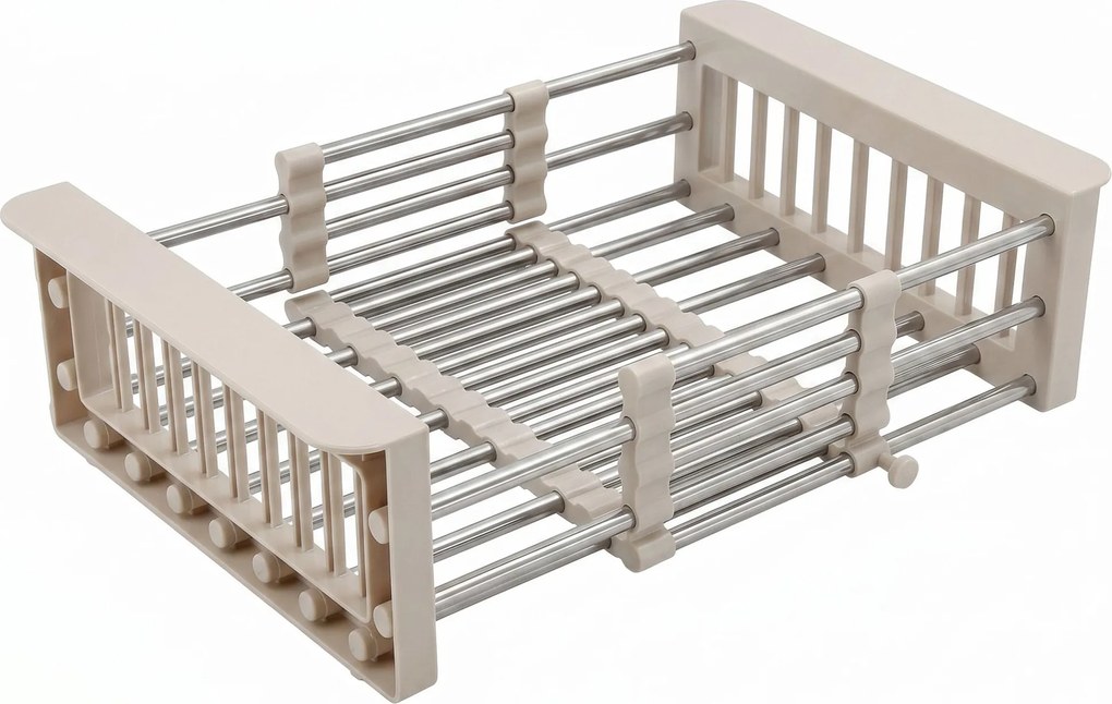 Телескопичен сушилник за мивка REA P14487B Beige