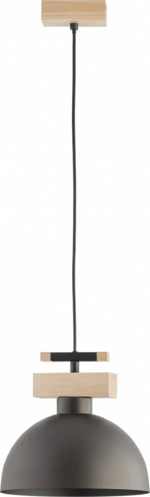 Полилей на кабел VERTA 1xE27/15W/230V кафяв/бежов