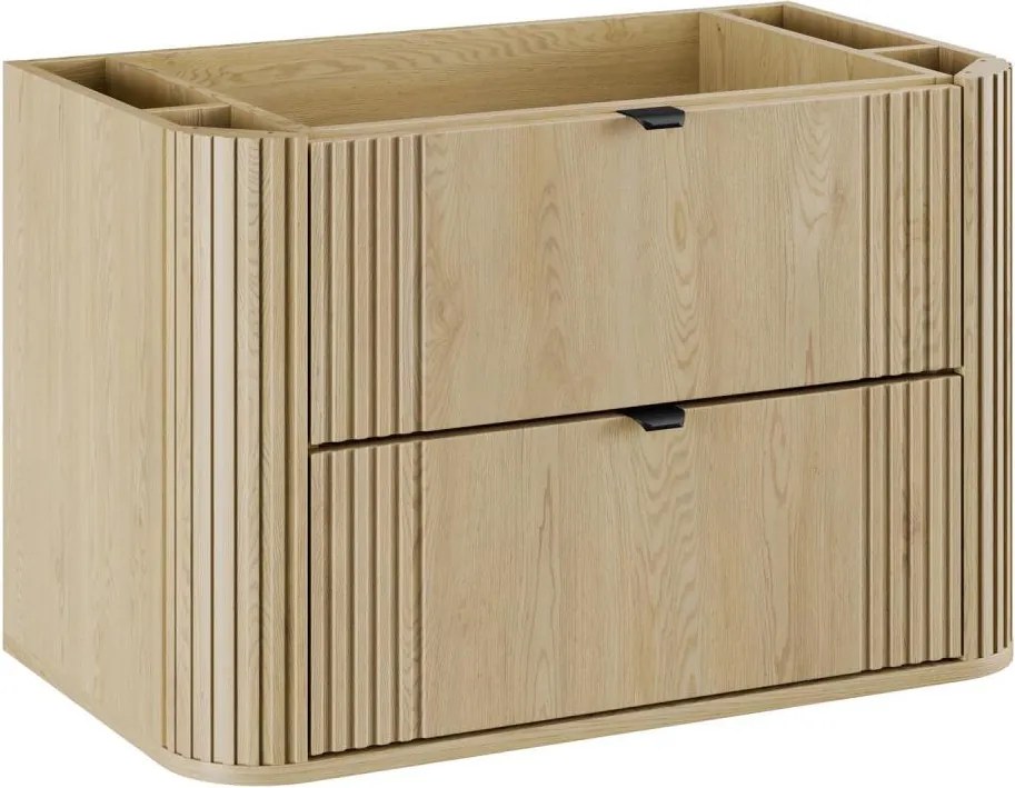 COMAD OVALIA CREMONA 82-80-46-2S - Шкаф под мивка за баня OVALIA дъб