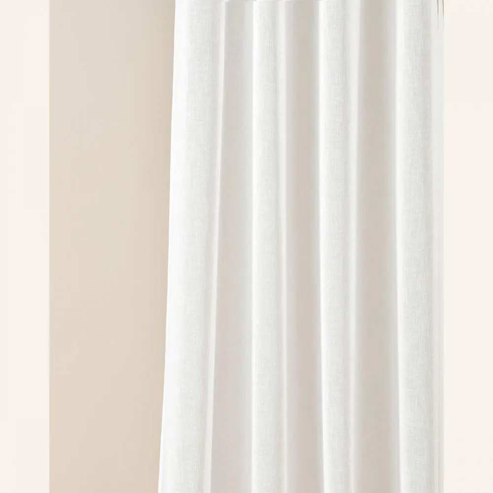 Бяла завеса Sensia с втулки 400 x 250 cm