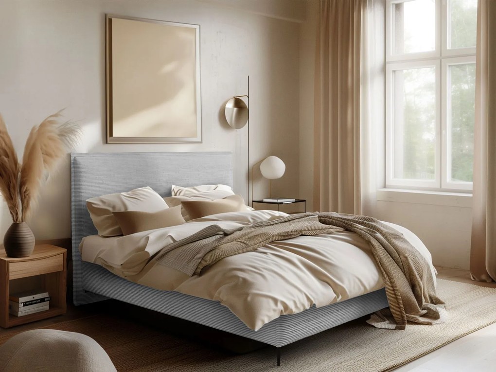 Тапицирано легло Puretta-Сив-140 x 200