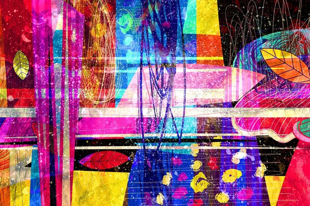 Тапет – Текстурирани геометрични елементи
