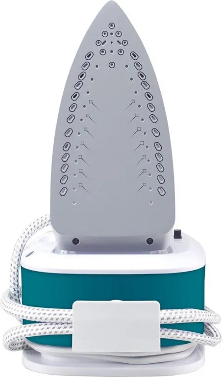 Ютия Beper P204CAL200, 2250W, Керамична плоча, Термостат, Филтър, Непрекъснат цикъл, Бял/синьозелен