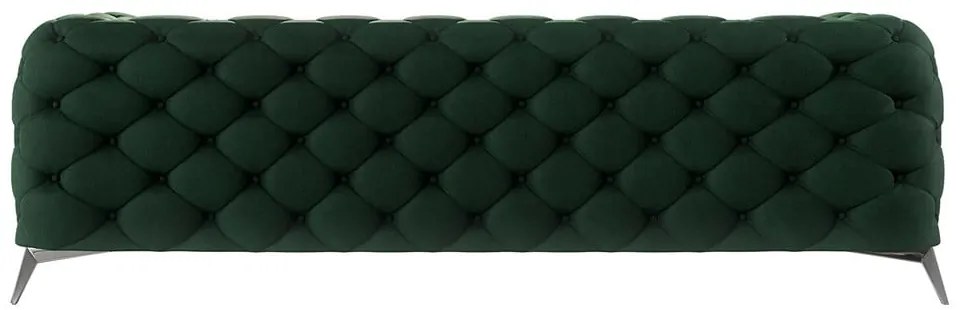 Тъмнозелен кадифен диван 243 cm Chelsea – Ropez