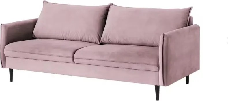 Кадифен диван в цвят лавандула 203 cm Juli – Ropez