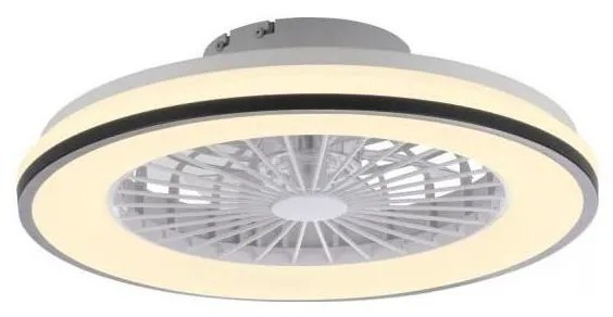 JUST LIGHT. 14447-18 - LED RGBW таванен вентилатор LENO LED/44W/230V + DO