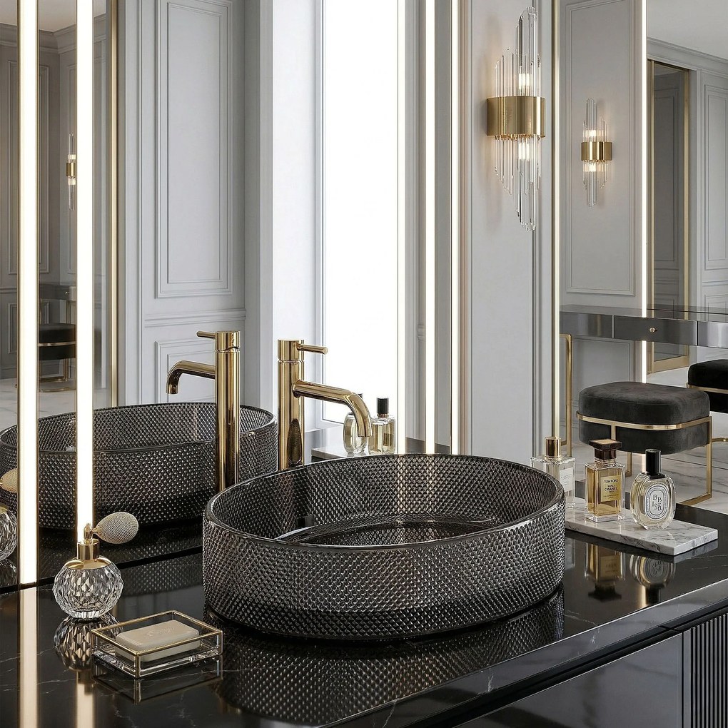 Умивалник за плот REA Mirella Black