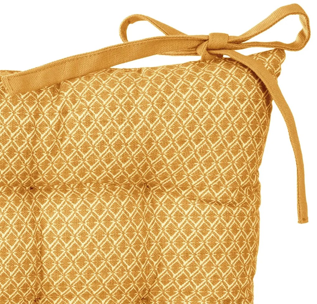 Възглавница за стол atmosphera Otto, 38x38 cm - Теракота