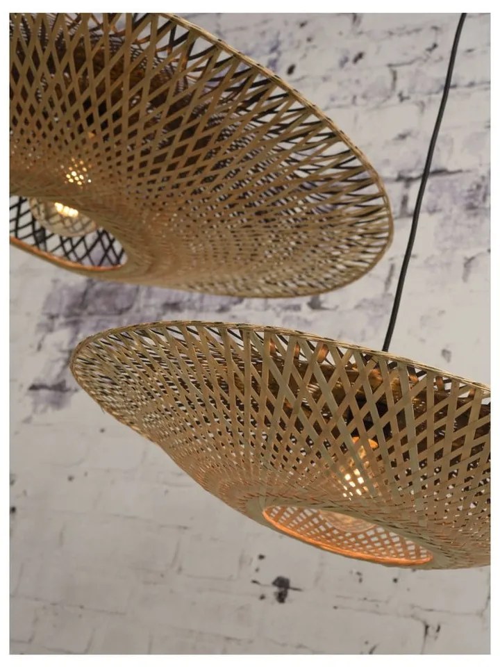 Висящо бамбуково осветително тяло , ⌀ 60 cm Kalimantan - Good&amp;Mojo