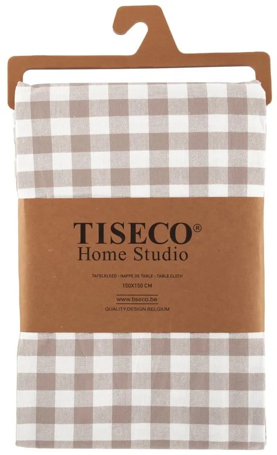 Памучна покривка за маса 150x150 cm Gingham – Tiseco Home Studio