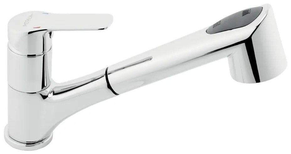 Novaservis - Смесител METALIA с изтегляща се душ слушалка, хром