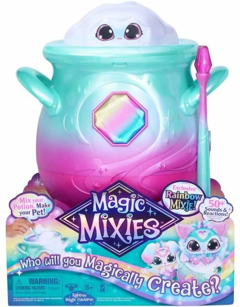 Мека играчка със звук Moose Toys My Magic Mixies Плюш Интерактивен Многоцветен