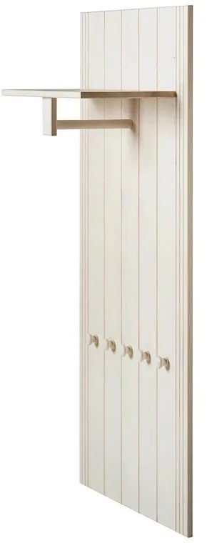 Бял комплект за коридор от масивен бор 60x120x25 cm Anita – Støraa