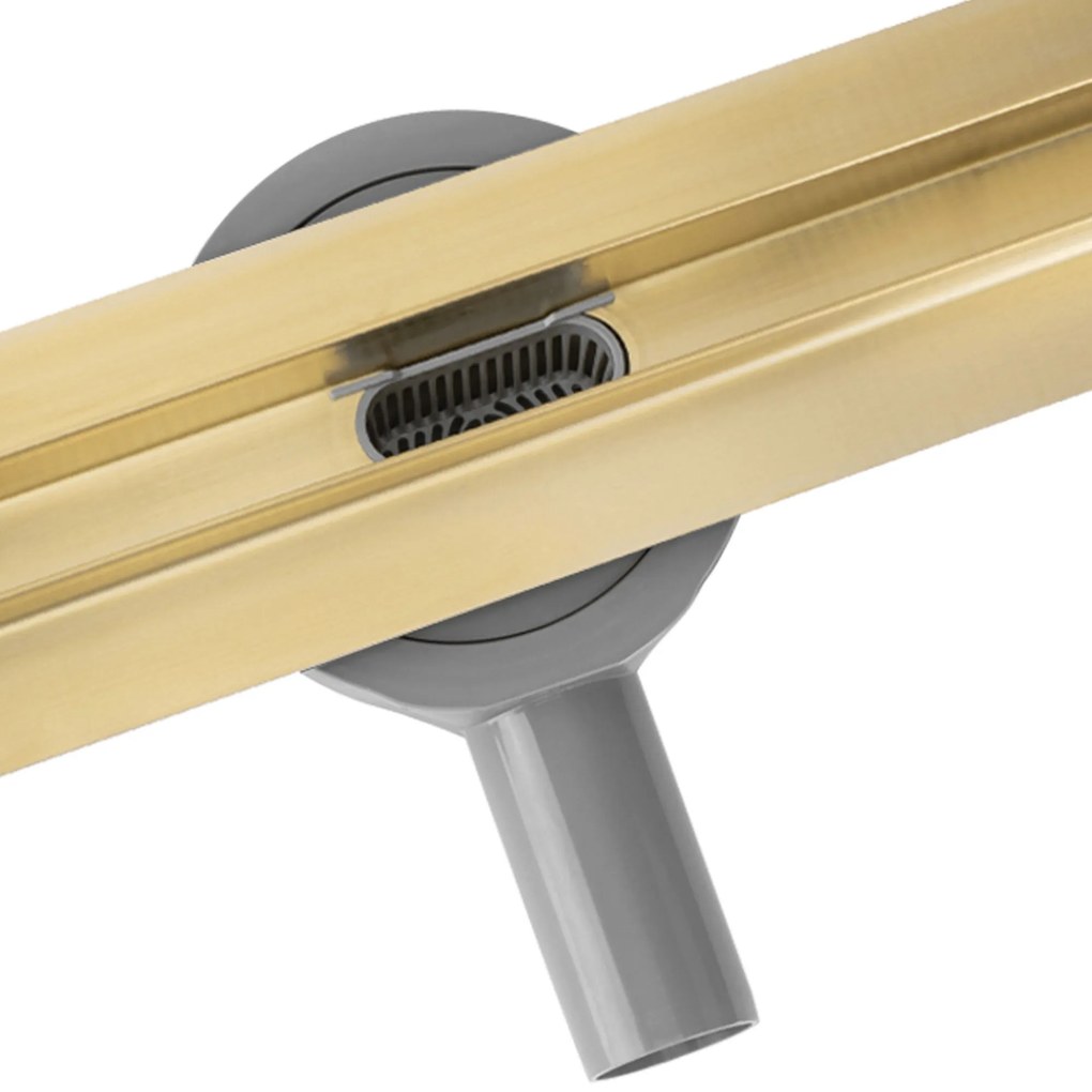 Линеен отводнител REA Neox Slim pro Brush Gold 80