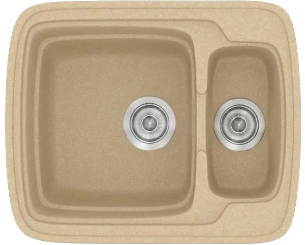 Мивка Sanitec 314-Granite Cappucino