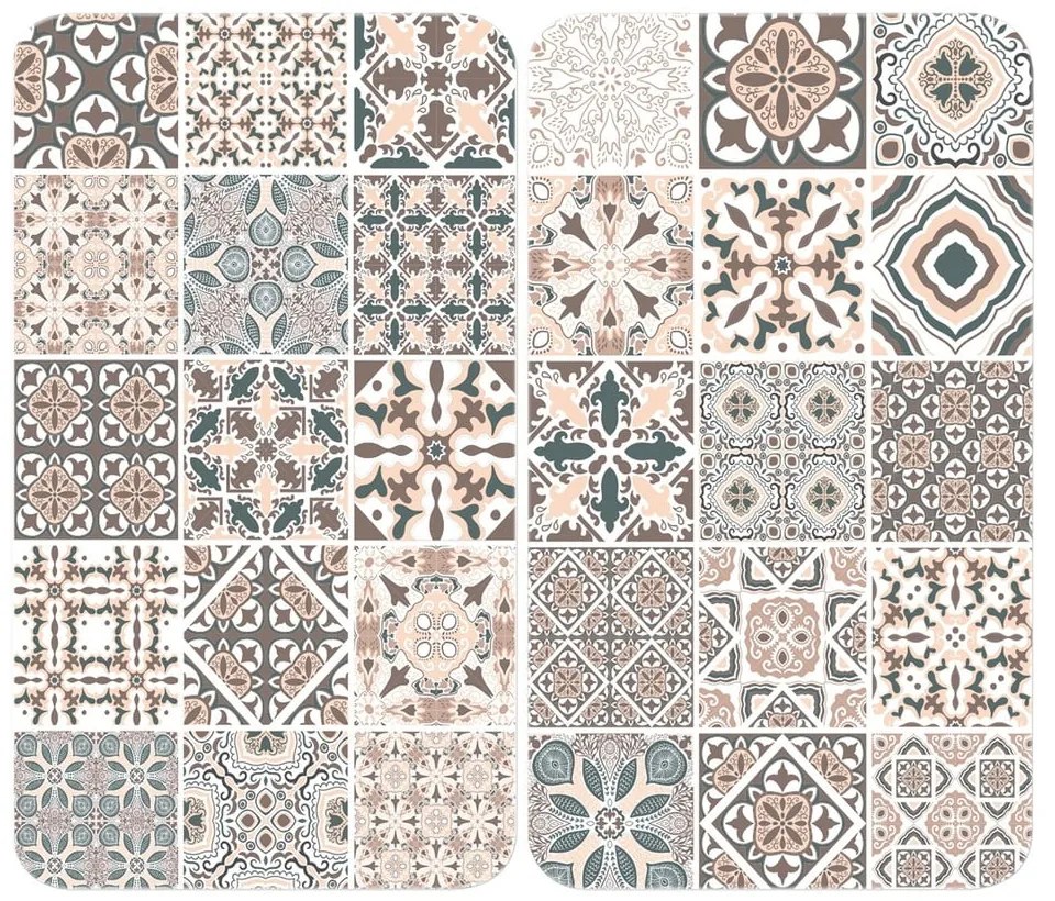 Комплект от 2 универсални капака за стъклени печки с плочки - Wenko