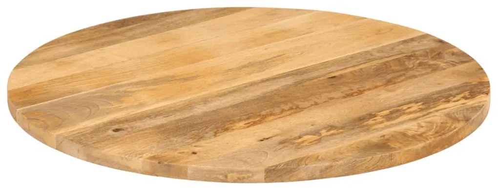 370069 vidaXL Плот за маса Ø 90x3,8 см кръгло масивно дърво манго