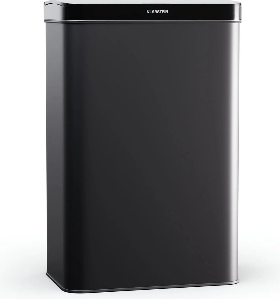 Klarstein Touchless, сензорен кош за отпадъци, 60 л, неръждаема стомана, плавно затваряне, захранване с батерии, LED дисплей, таймер
