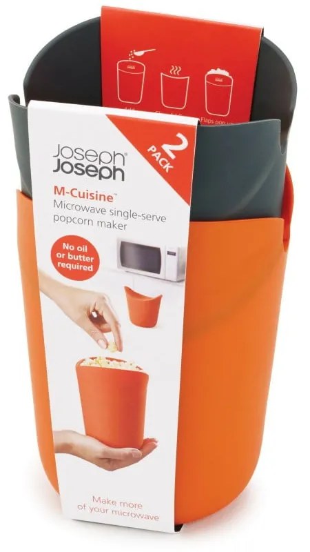 Комплект от 2 пуканки за микровълнова печка M-Cuisine - Joseph Joseph