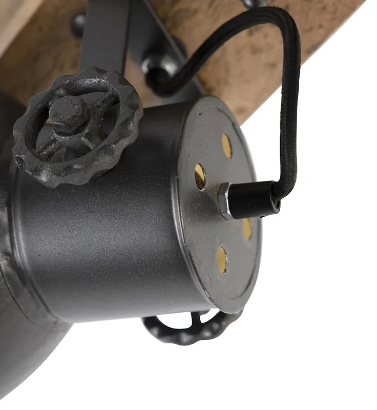 Индустриален прожектор тъмно сив с мангово дърво 2-светлина - Mangoes