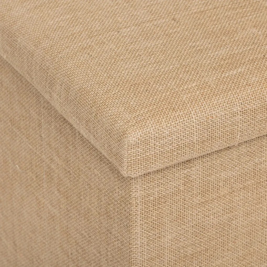 Двоен сгъваем пуф 5five Mix & Modul, Плат с ефект юта