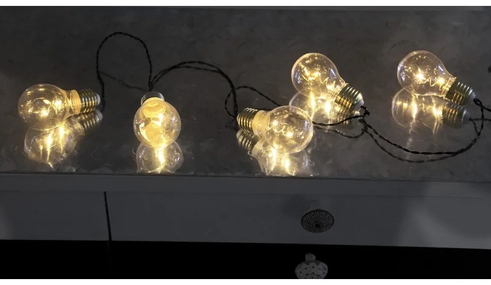 Бяла LED светлинна верига, дължина 1 м Glow - Star Trading