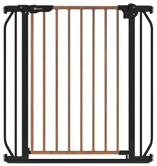 Lionelo - Безопасна преграда TRUUS SLIM черно/кафява