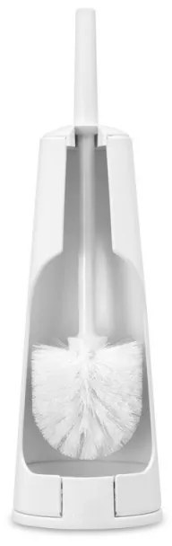 Четка за тоалетна Brabantia ReNew 107892, 42 см, Дискретен дизайн, Бял