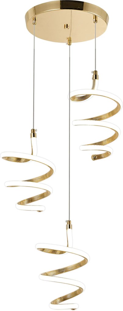 Висяща LED лампа G075-3CPR Gold