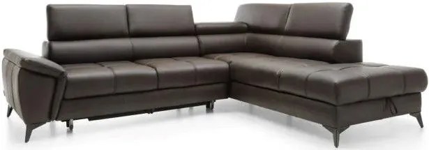 Ъглов диван Cacao LTHR-вярно