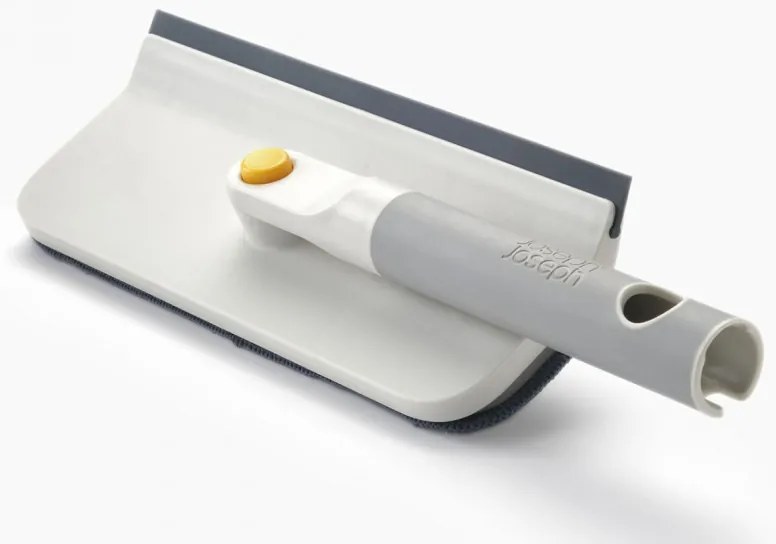 Моп за почистване на стъкла 2в1 Joseph Joseph CleanTech 6500014, 36 см, Сгъваема дръжка, Сив/Жълт