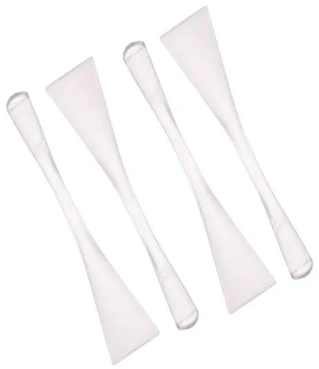 Поликарбонатна лъжица за сладолед за еднократна употреба 13см прозрачна PS (MS.132) - Rubikap