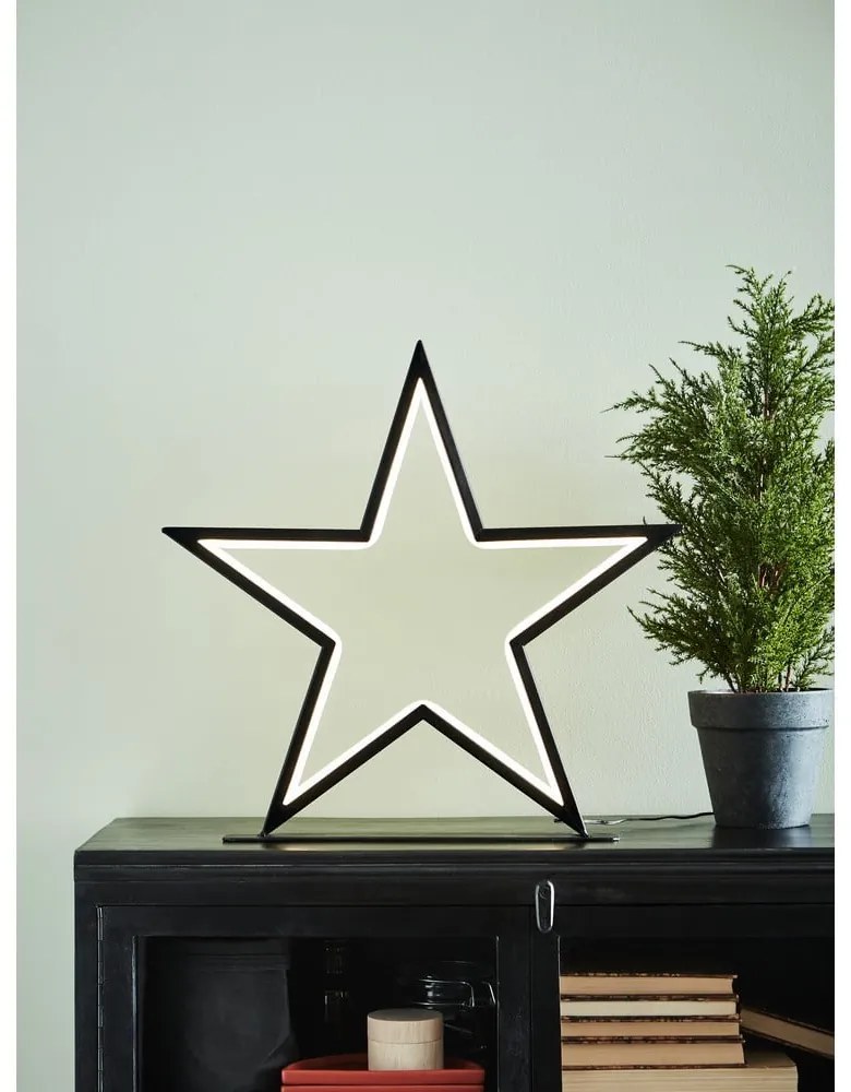 Черна коледна светлинна украса Vega – Markslöjd