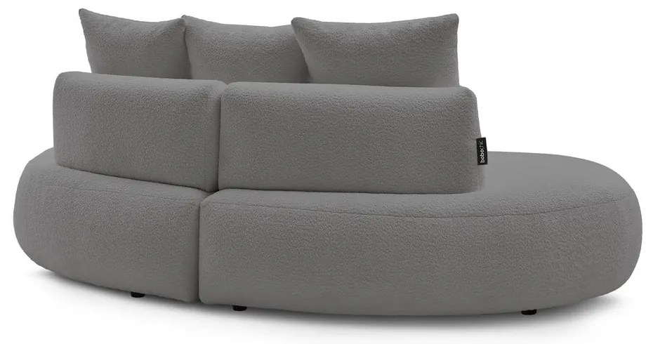 Светлосив диван от плат букле 260 cm Saint-Germain - Bobochic Paris