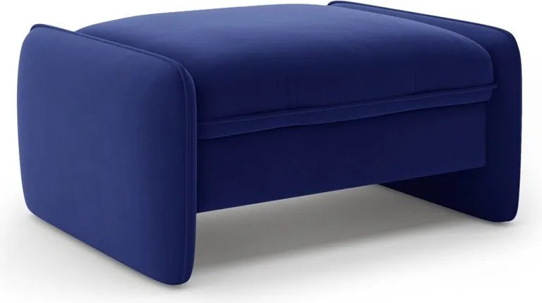 Синя кадифена табуретка Georgia – Micadoni