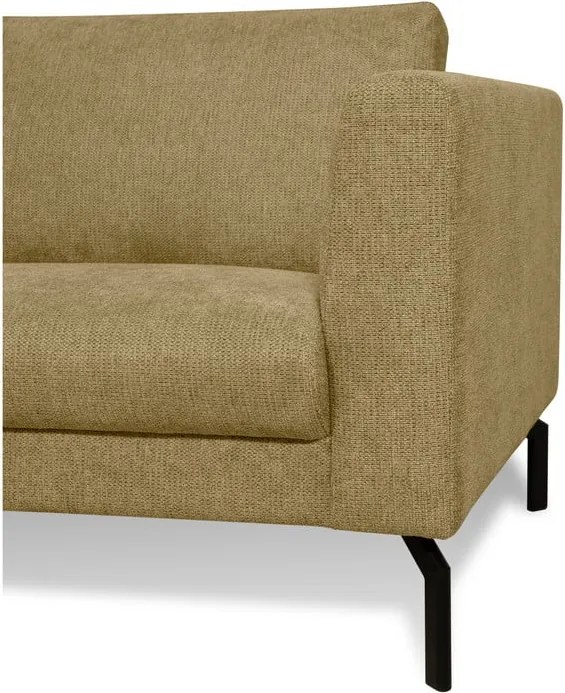 Ъглов диван в цвят горчица (ляв ъгъл) Gomero – Scandic