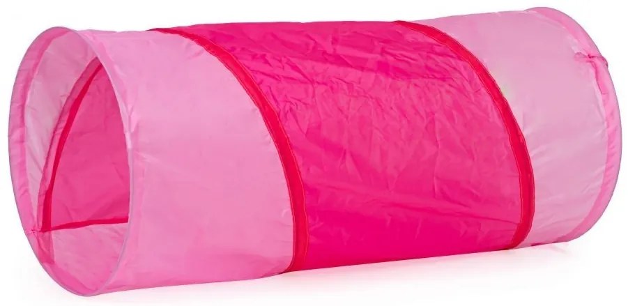 Палатка в дизайна на красива розова къща с тунел