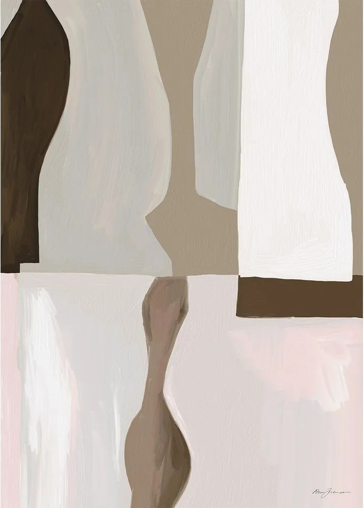 Постер 50x70 cm Pastels en Forme – Anna Johansson – The Poster Club