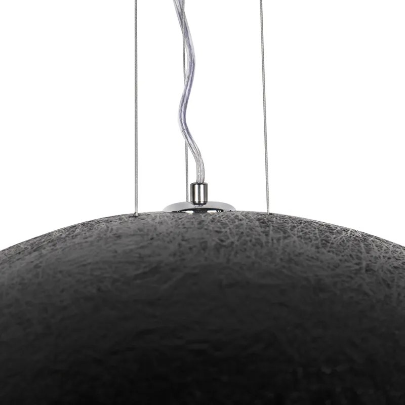 Интелигентен висящ аплик черен със злато 70 см с Wi-Fi A60 - Magna