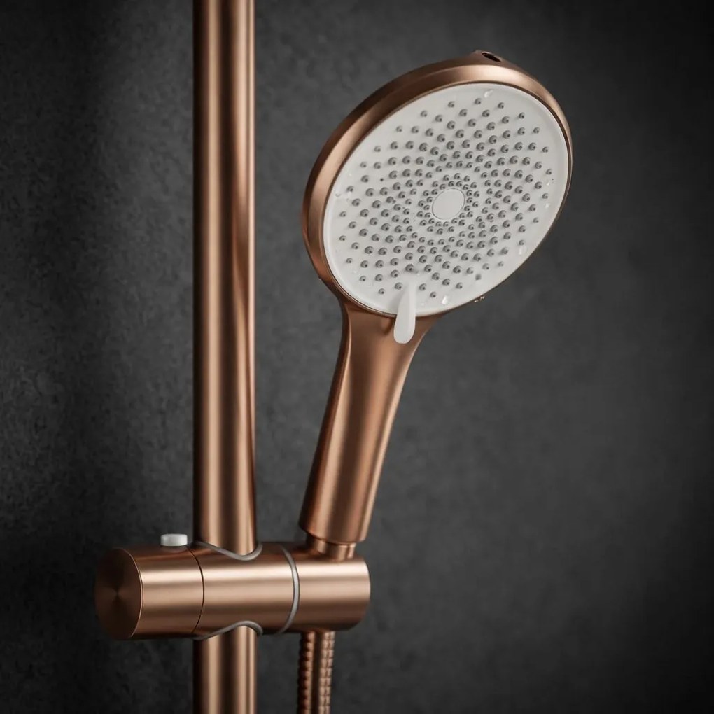 Комплект за душ Rea Rivo Brush Copper