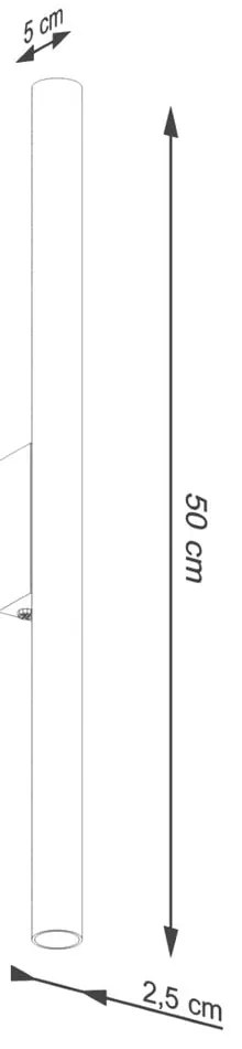 Кремава стенна лампа Fideus – Sollux