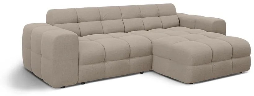 Кафяв ъглов диван (десен ъгъл) Kendal – Micadoni