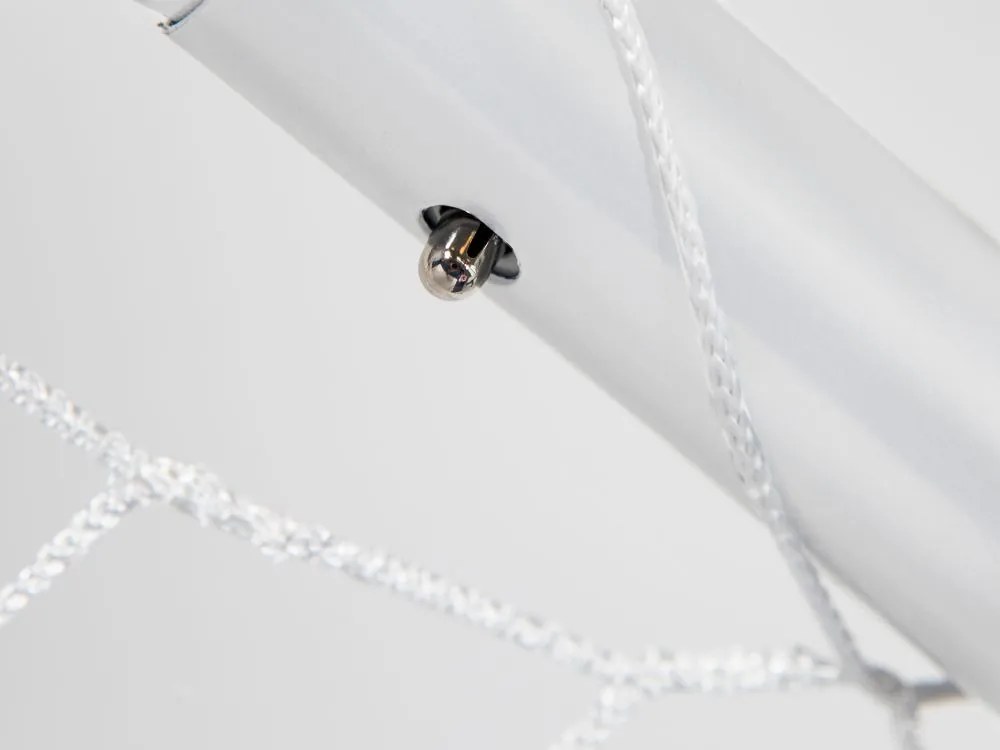 Футболна врата със стена 180x61x122 cm