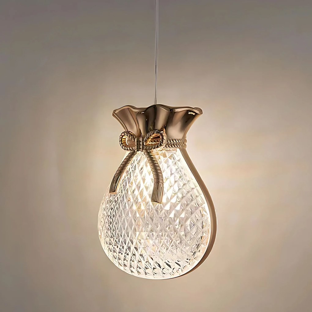 Висяща таванна лампа LHJ107-1CP light rose gold