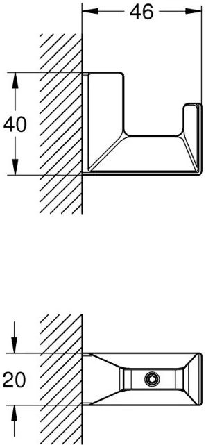 Държач Grohe Selection Cube