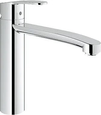 Стоящ смесител за кухня, Eurostyle Cosmopolitan, Grohe, 31124002, едноръкохватков