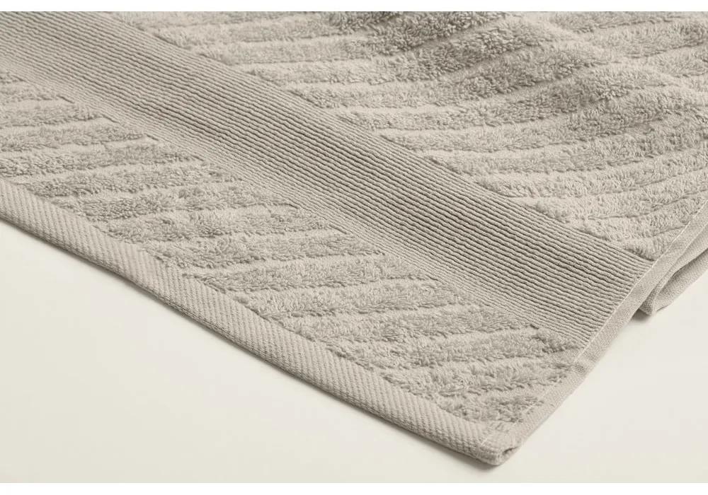 Светлобежова памучна кърпа и хавлия за баня в комплект от 2 броя - Foutastic
