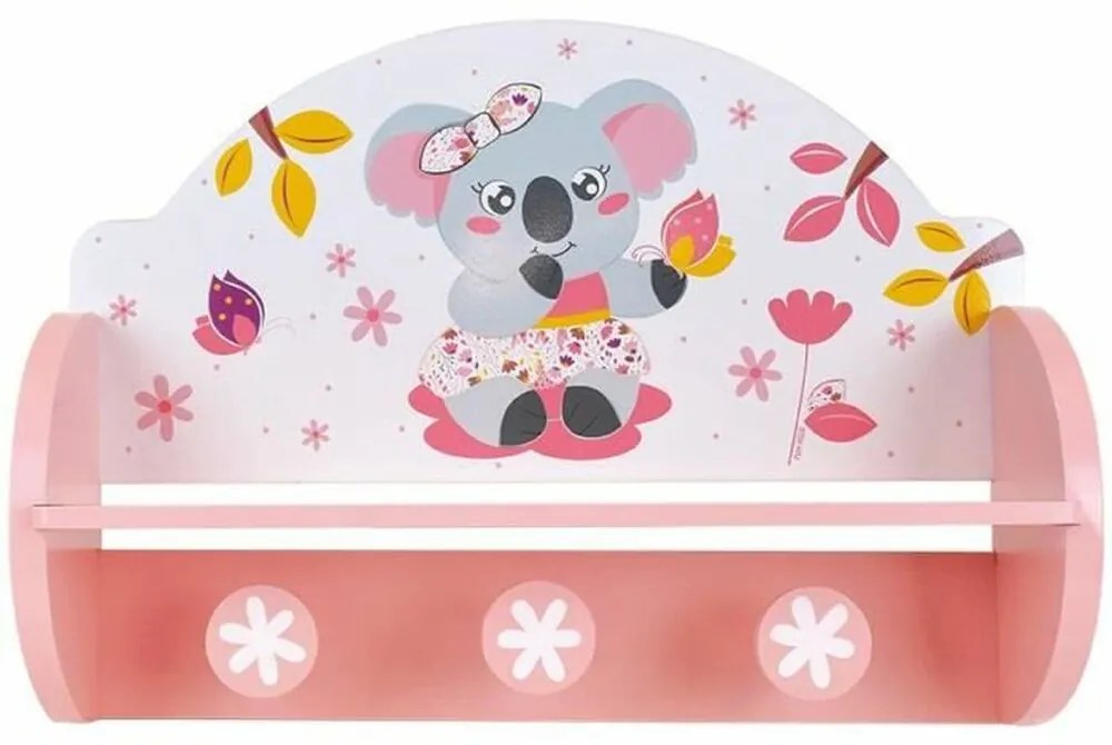 Стенна козирка Fun House Розов Дървен MDF (33 x 46 x 15 cm)