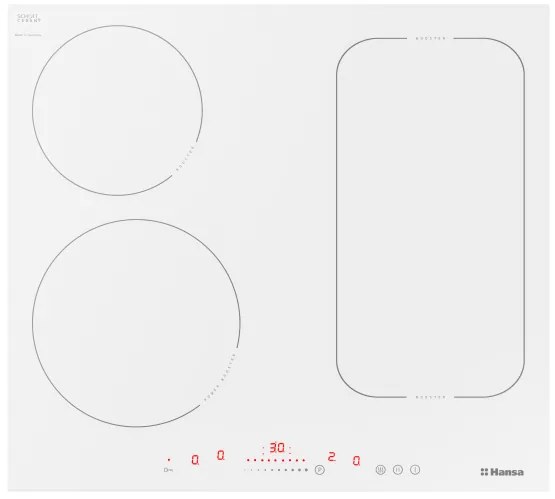 Индукционен плот Hansa BHIW68668, Сензорно управление, 4 нагревателни зони