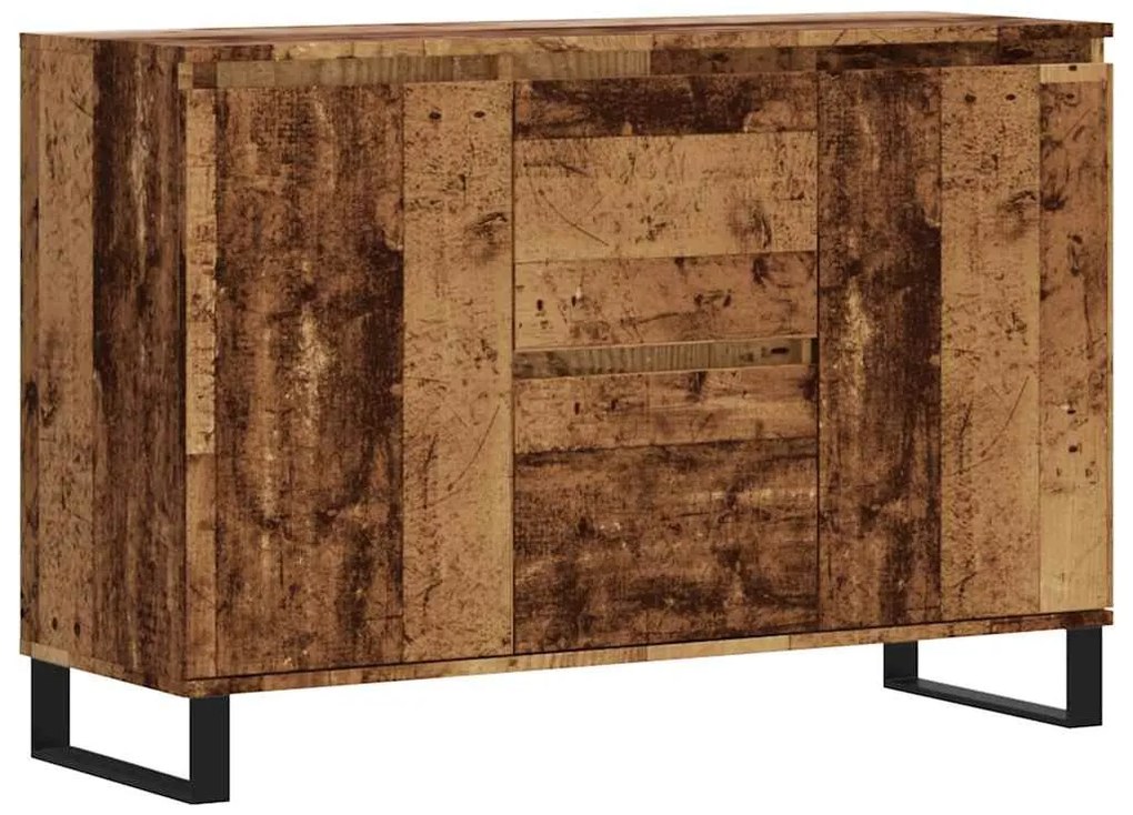 857268 vidaXL Сайдборд, старо дърво, 101,5x35x70 см, инженерно дърво